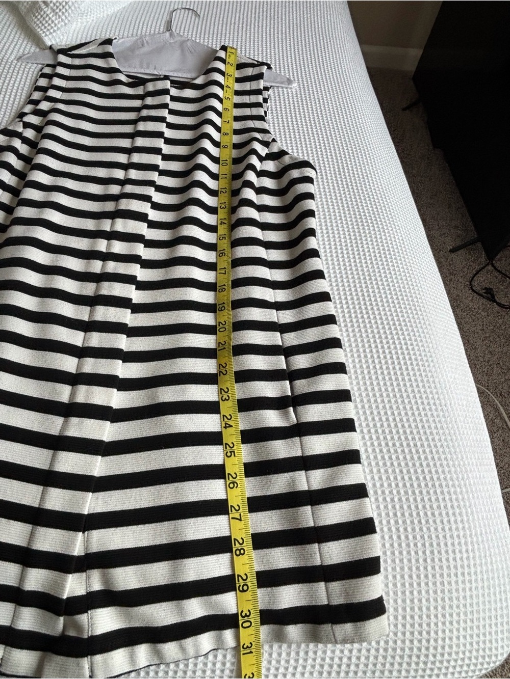 Black and White Striped Women's dress